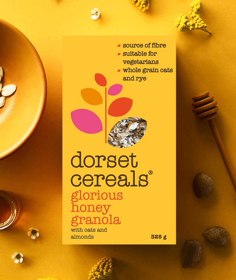 Our honey granola is a glorious mix of oats & sunflower seeds with lashings of honey, pecans & almonds, gently baked the traditional way to make it loose & tumbly.